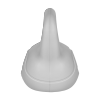 Kettlebell bitumiczny 10 kg szary  REBEL ACTIVE